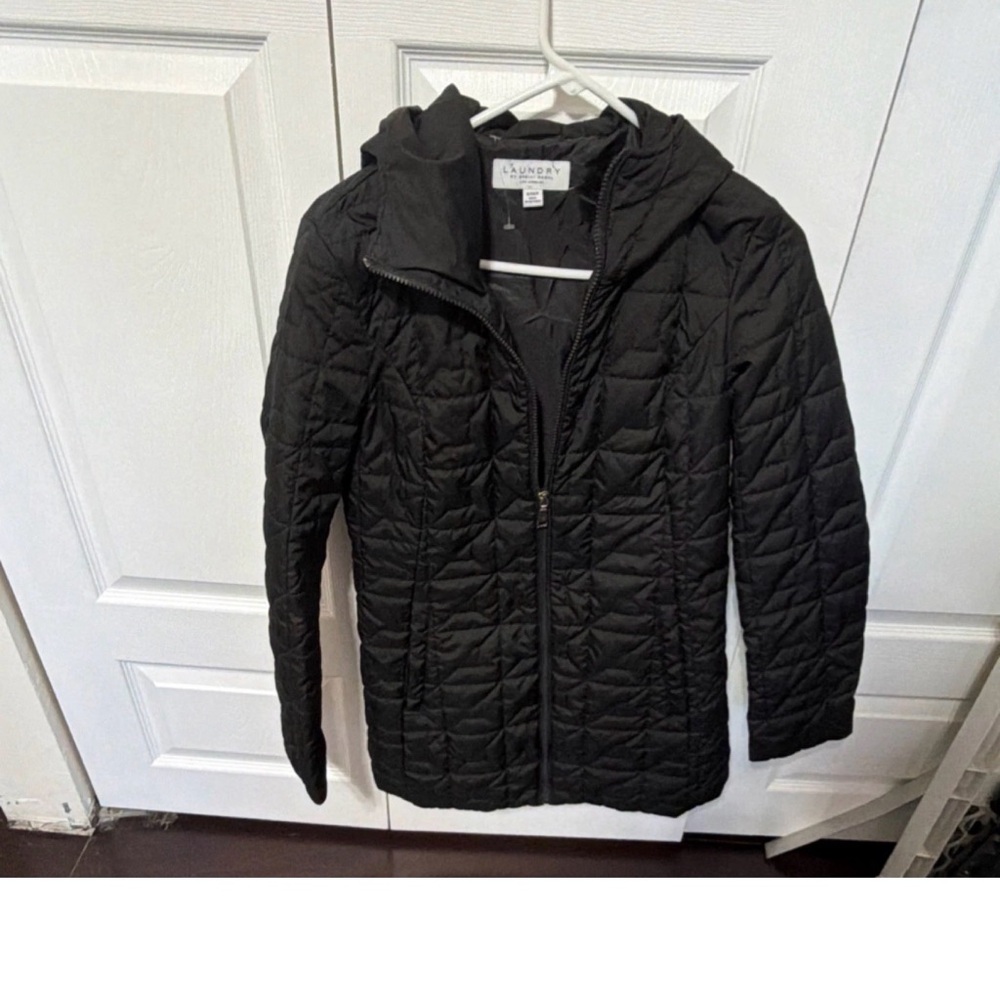 Laundry by Shelli Segal Black Puffer Jacket